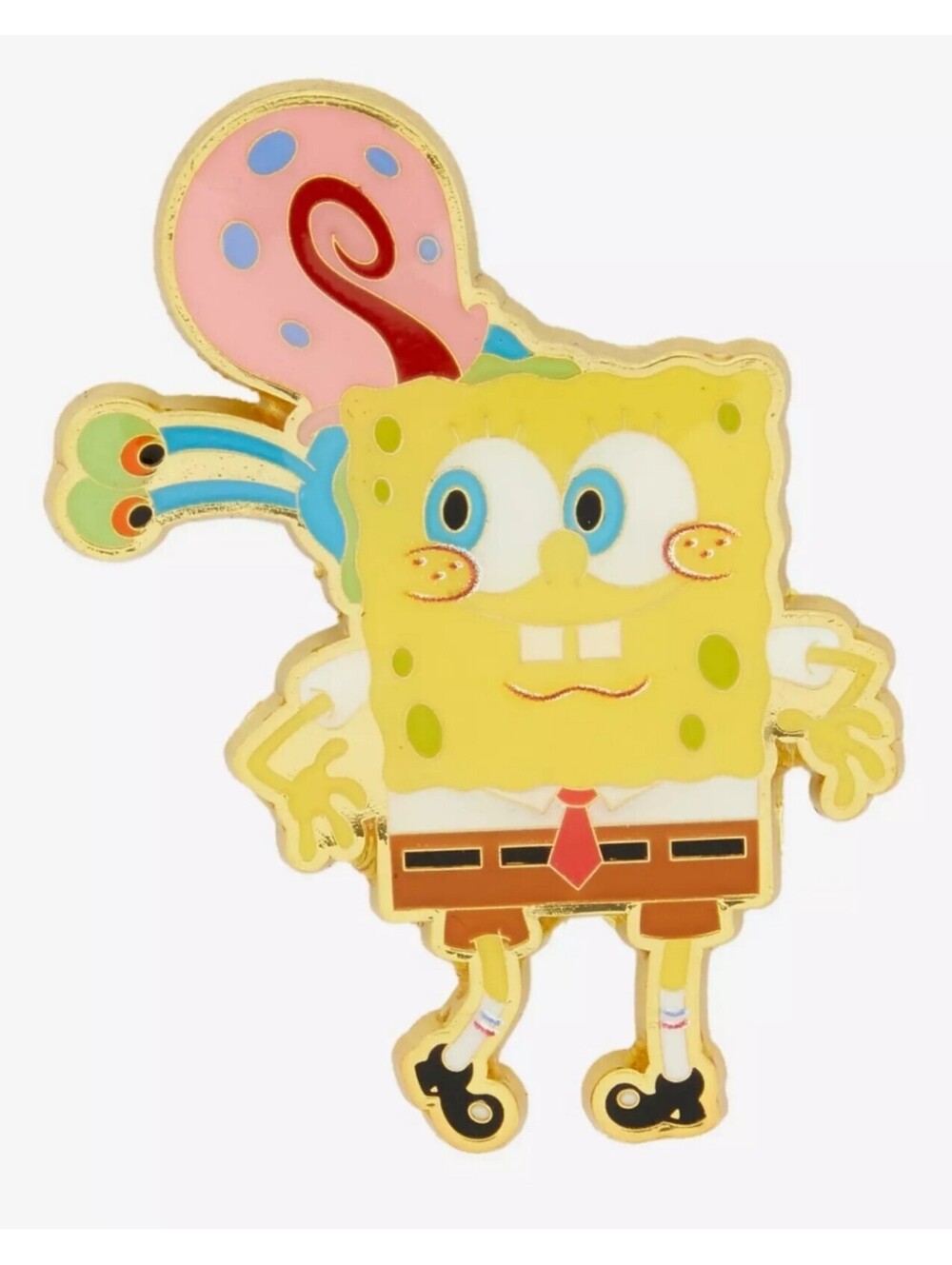 Loungefly SpongeBob SquarePants Gary and SpongeBob Enamel Pin